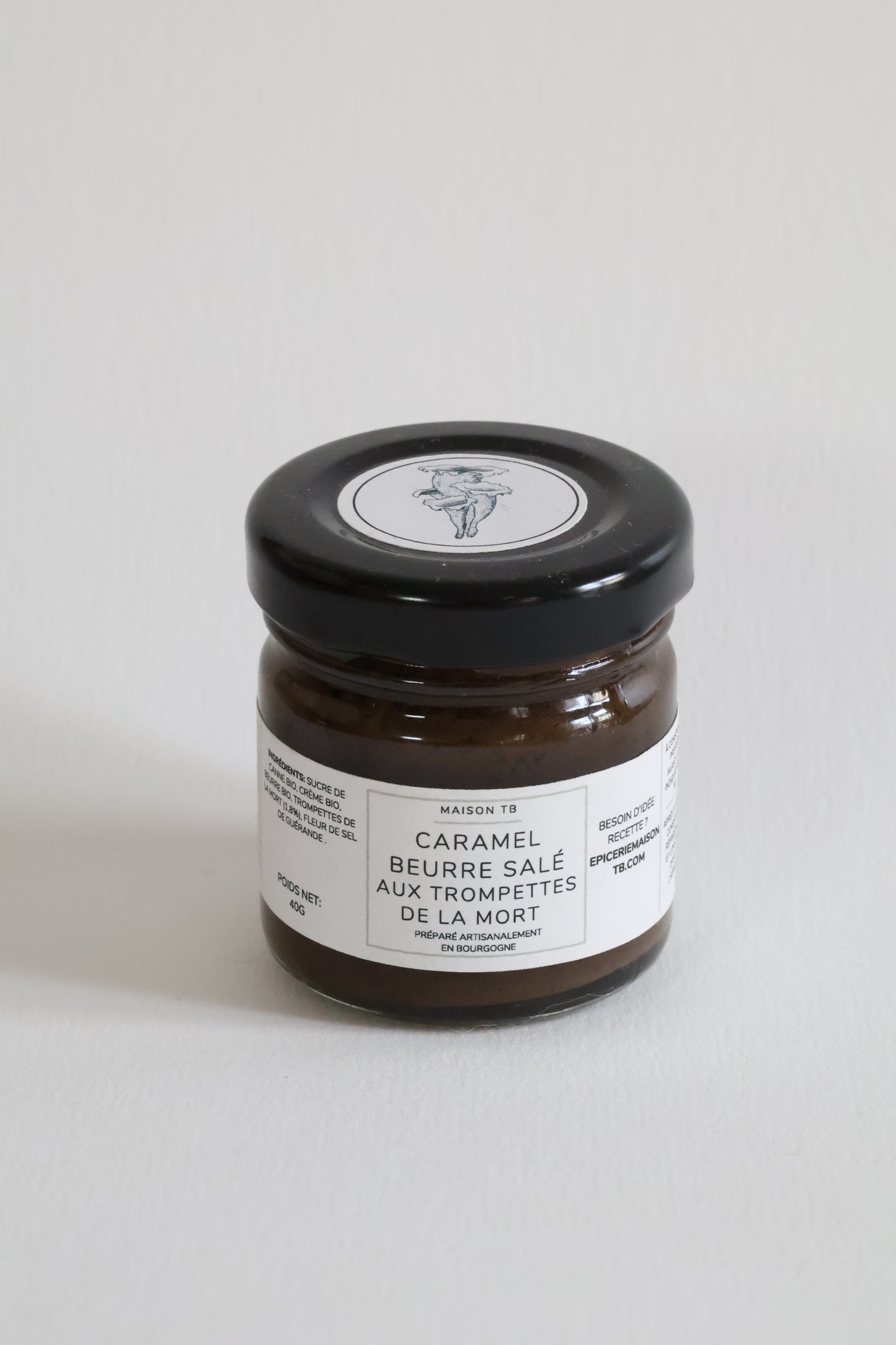 Caramel beurre salé aux Trompettes de la mort