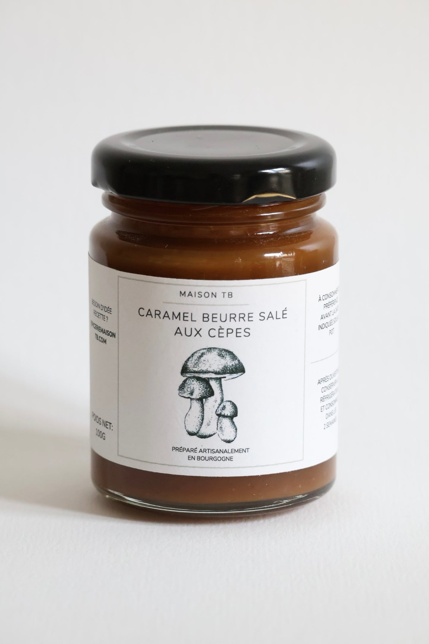 Caramel beurre salé aux Cèpes