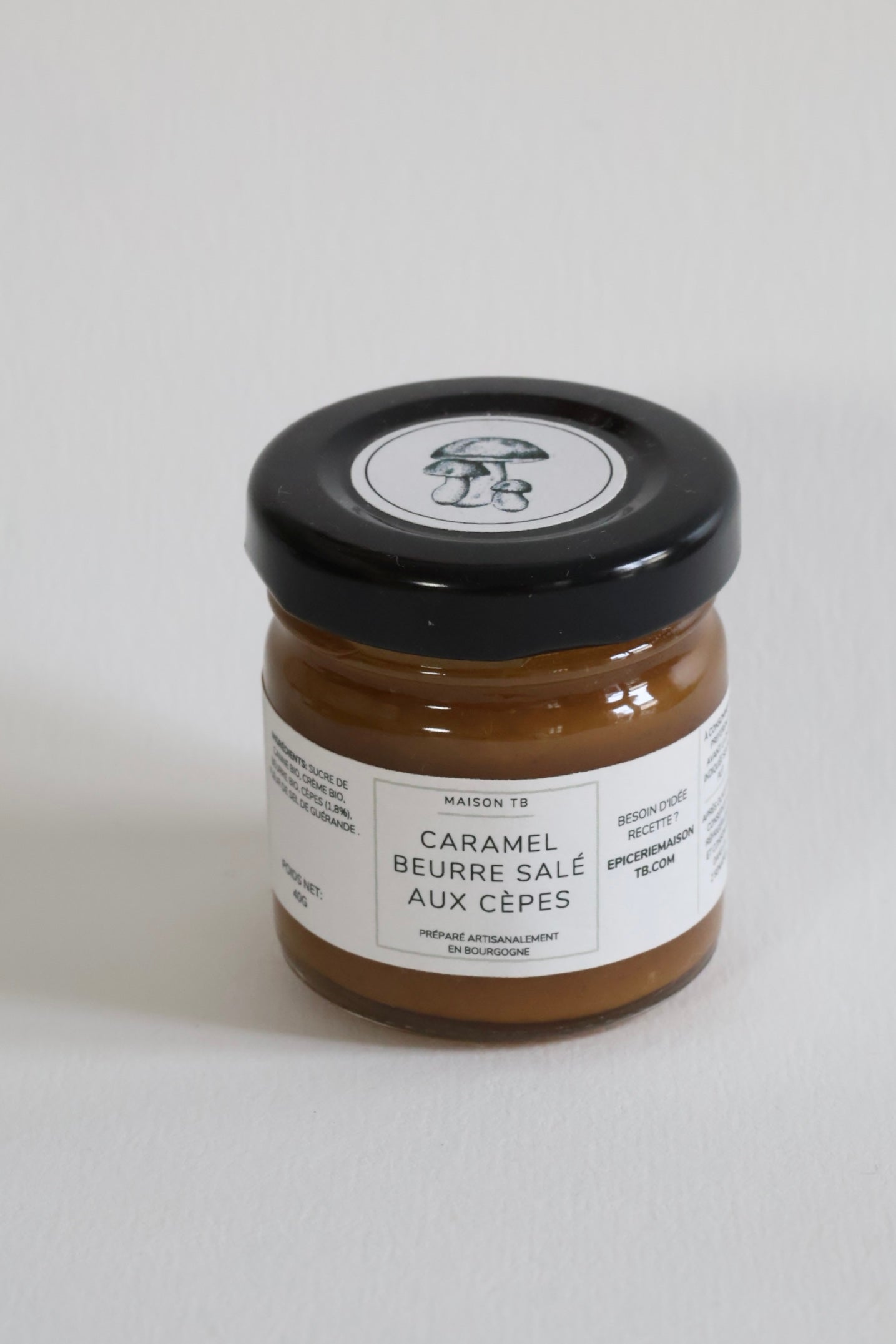 Caramel beurre salé aux Cèpes